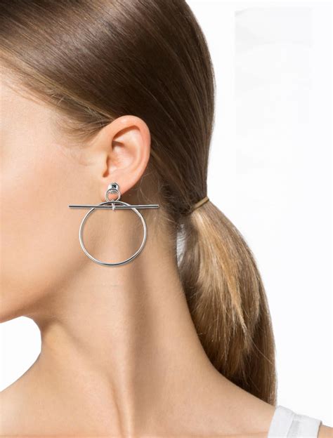 hermes hoop earrings|hermes earrings price hk.